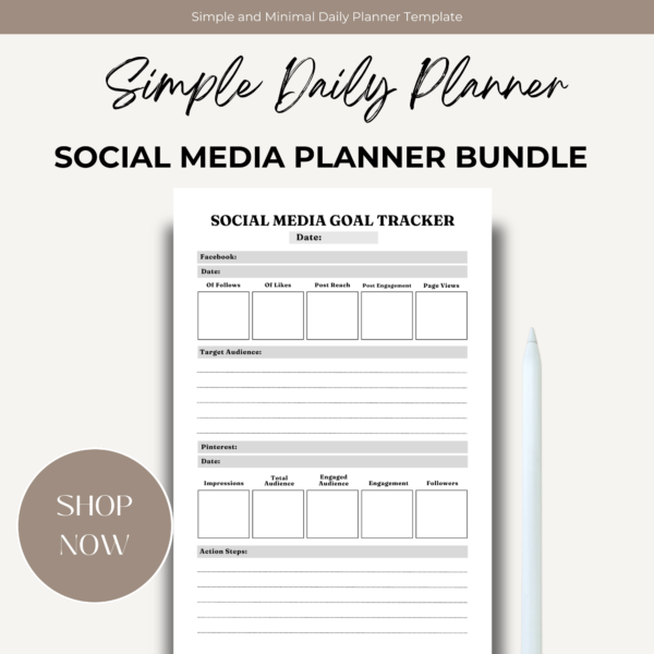 Ultimate Social Media Planner Bundle | Post & Marketing Strategy Planners | Monthly & Daily Content Planning Tools - Image 4