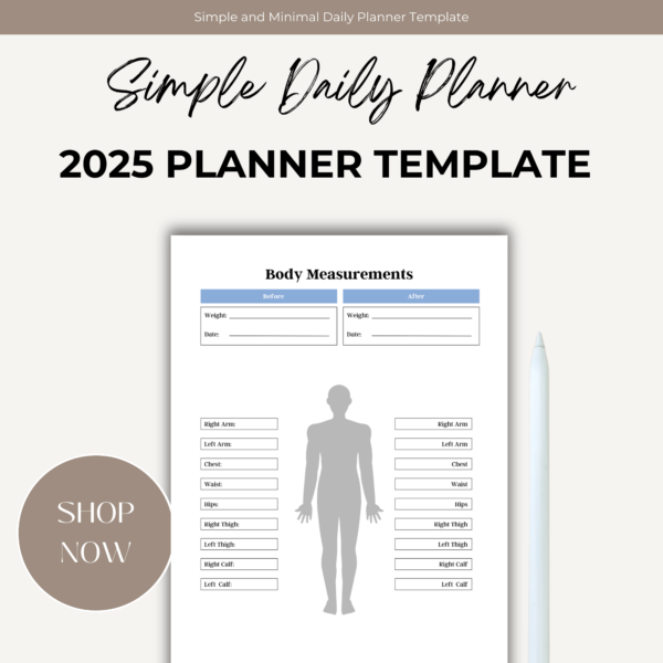 2025 Planner Template Bundle | Printable Digital Planners | Savings Tracker, Budget Planner, Habit Tracker, Self-Care & Wellness Planner, ADHD Planner, Daily Journal, Wedding & Pregnancy Planner - Image 2