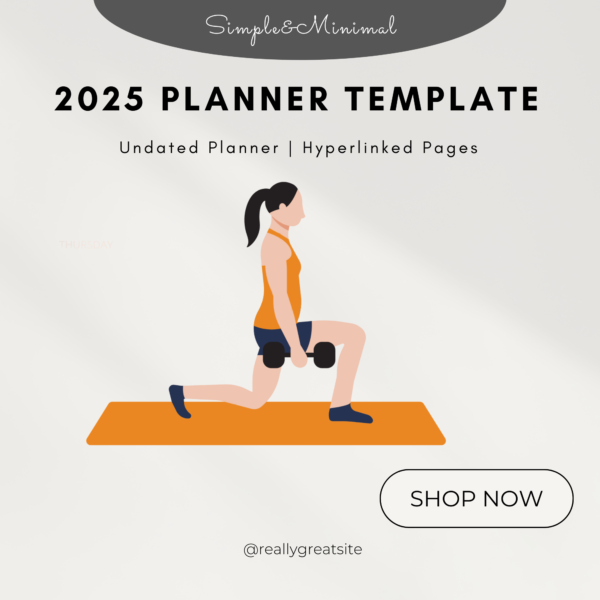 2025 Planner Template Bundle | Printable Digital Planners | Savings Tracker, Budget Planner, Habit Tracker, Self-Care & Wellness Planner, ADHD Planner, Daily Journal, Wedding & Pregnancy Planner - Image 5