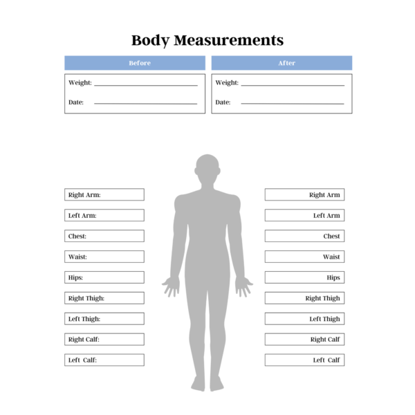 Health and Wellness Planner Bundle | Fitness, Meal, & Nutrition Planner | Weight Loss Tracker | Yoga Journal | Medical & Self-Care Organizer | Digital Download - Image 8