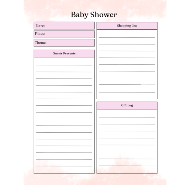 Pregnancy Planner Bundle | My Pregnancy Journal, Baby Memory Book, Newborn Planner | Digital Pregnancy Organizer, Baby Milestone Tracker, New Mom Gift - Image 11