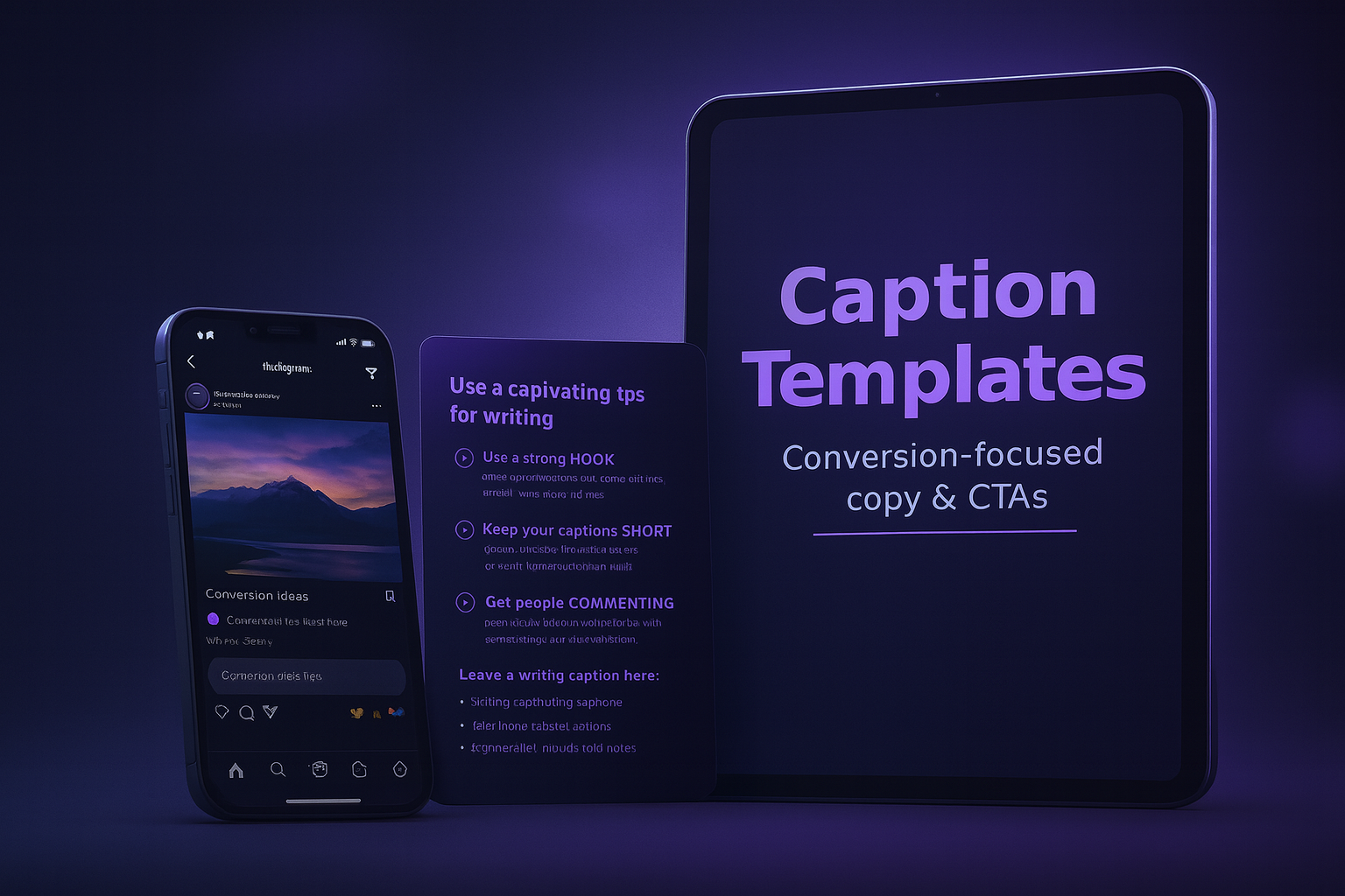 Caption Templates